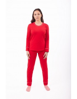 Pijama Adolescente Lycra Rosu Pijama Adolescente Lycra Rosu